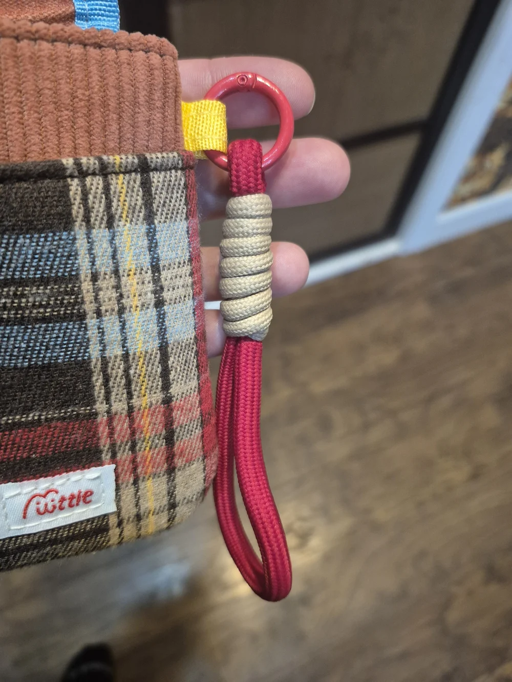 Plaid Mini Multifunctional Pouch - Picture 6 of 9
